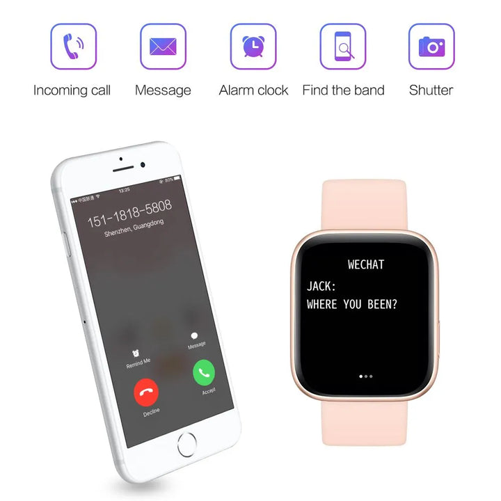 BLOOD PRESSURE HEART RATE MONITOR SMART WATCH BRACELET