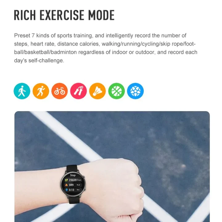 SPORTS FITNESS DIAL CALL ANSWER CALL SMARTWATCH